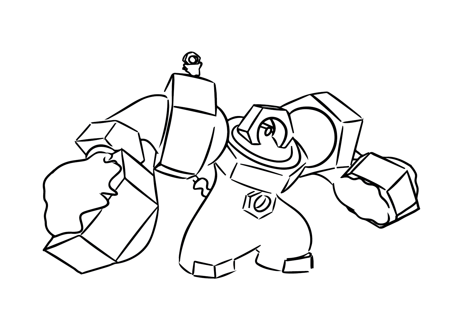 Melmetal to Download Coloring Page - Free Printable Coloring Pages