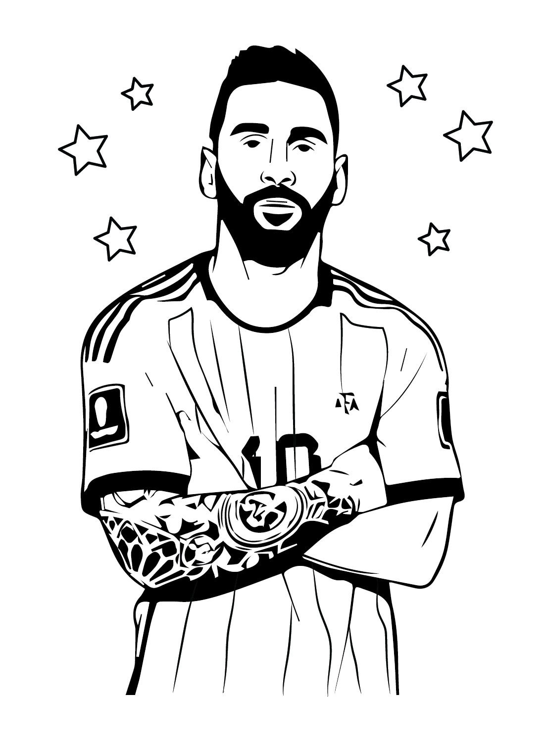 14 Messi Coloring Pages ReganneLeela