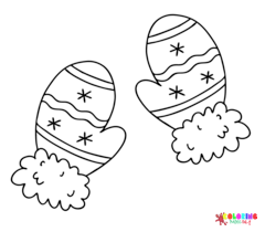 Mittens Coloring Pages