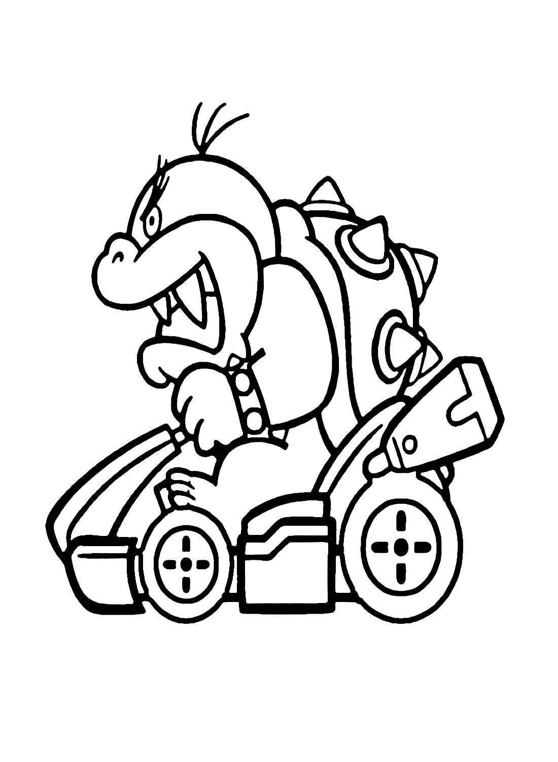 Morton Koopa Mario Kart van Mario Kart