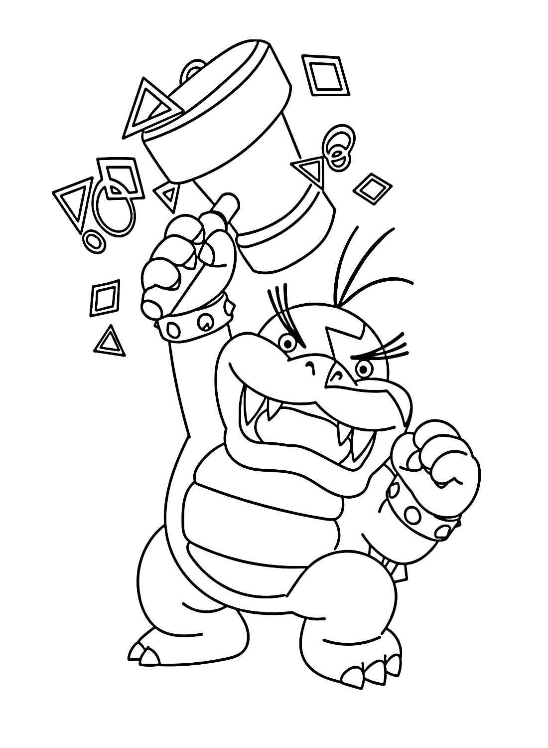 Morton of Koopalings Coloring Pages
