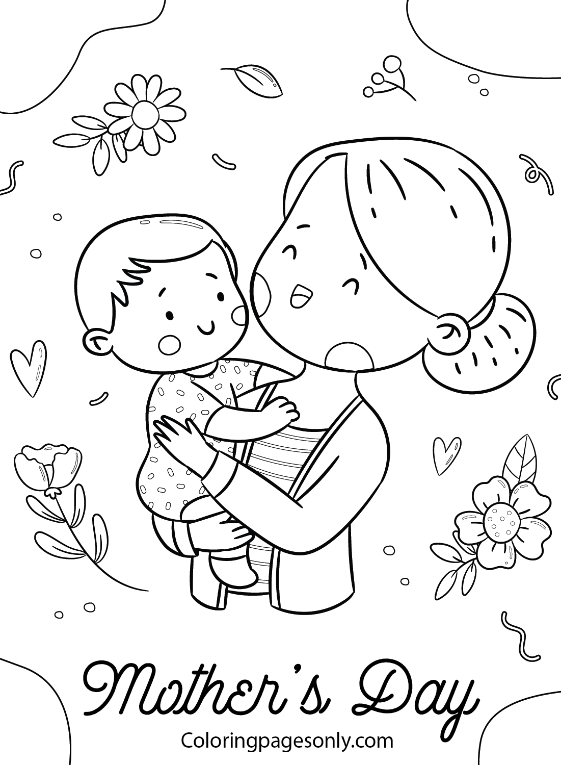Mothers Day Coloring PagesColoring SheetsColoring Book Educational Mothers Day Coloring PagesColoring SheetsColoring Book Educational