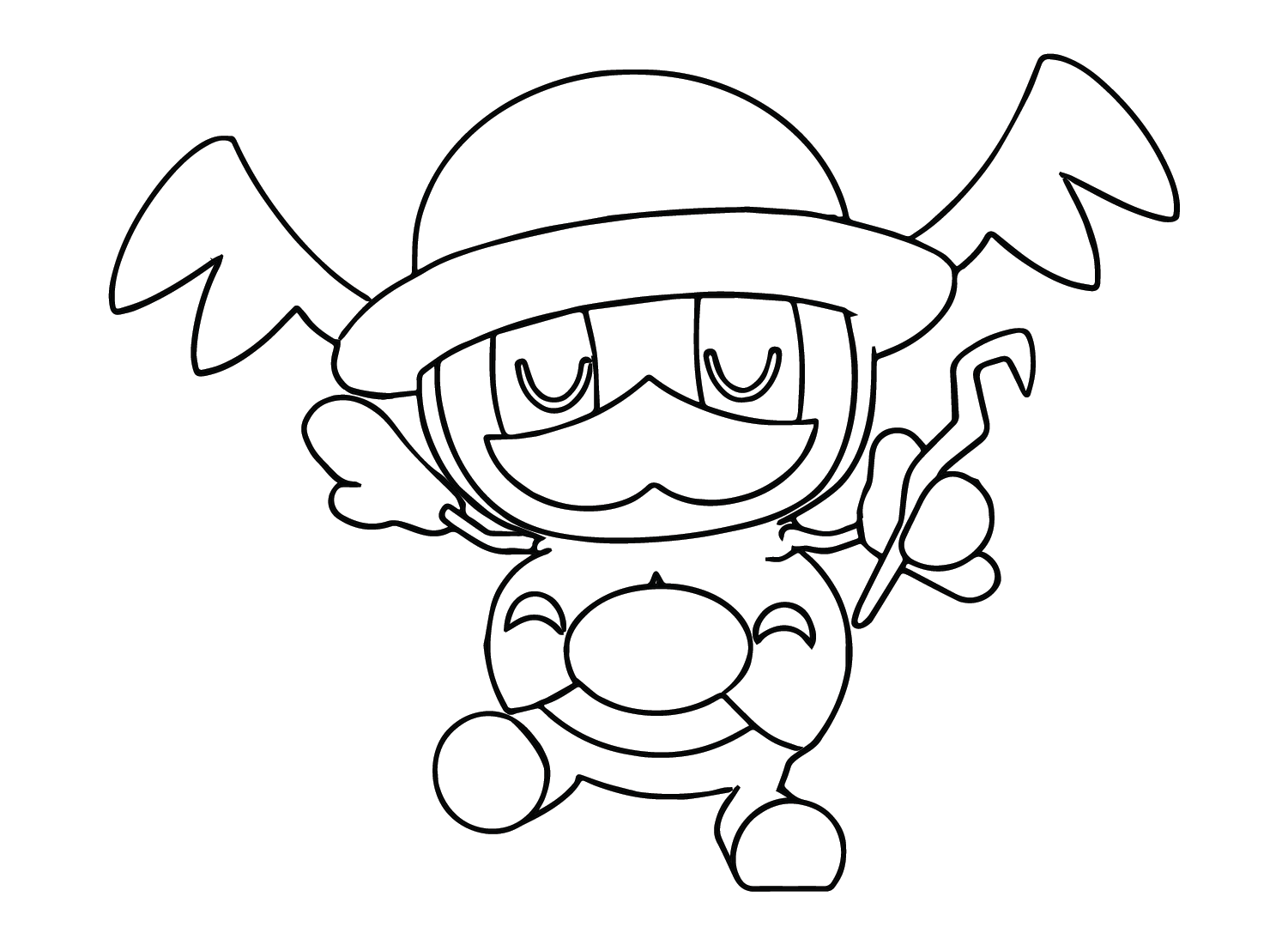 Mr Rime Cute Coloring Page
