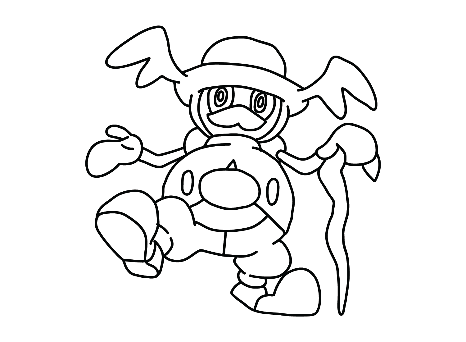 Mr Rime Coloring Page To Print Pokemon Ready For Download