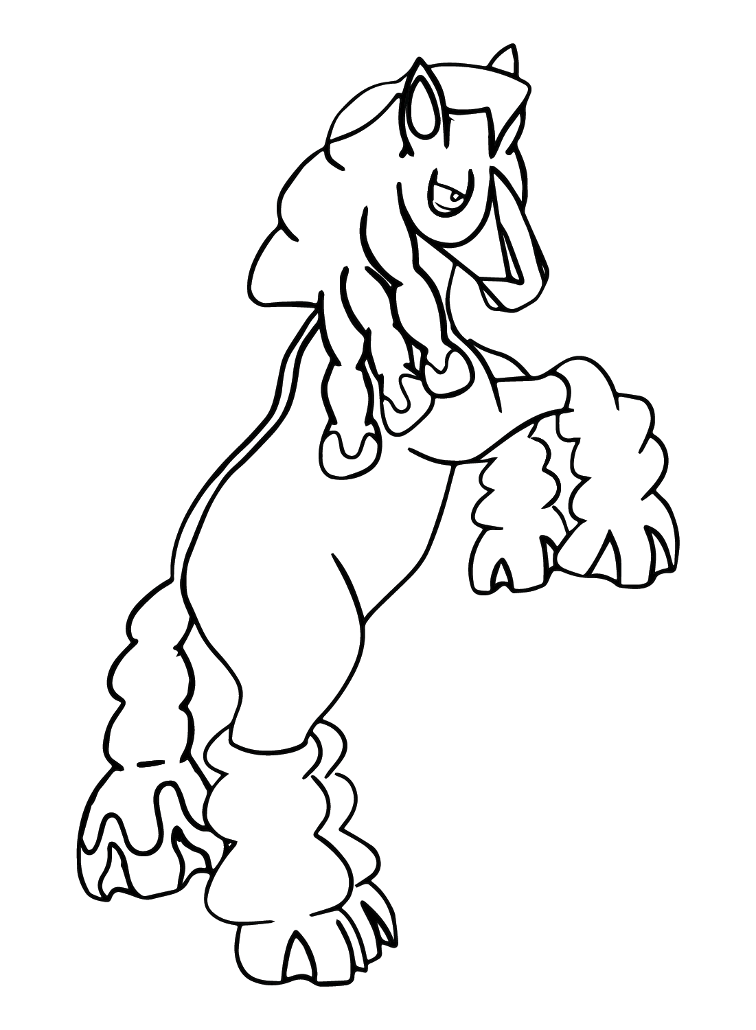Mudsdale Character Coloring Page