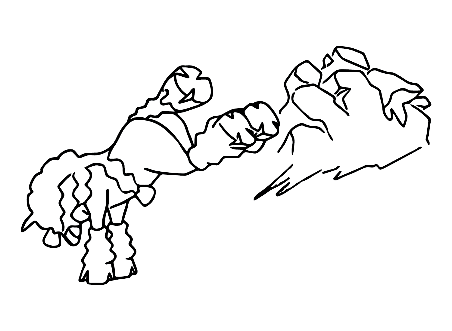 Mudsdale Strokes Coloring Page
