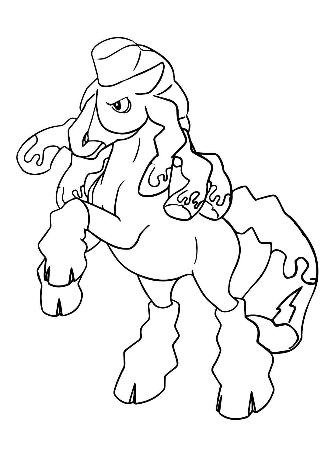 Mudsdale for Kids Coloring Page