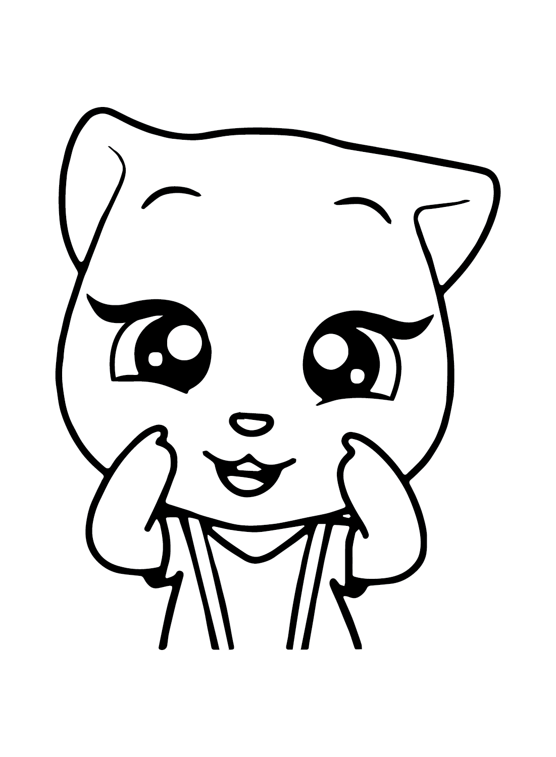 My Talking Angela 2 Coloring Page