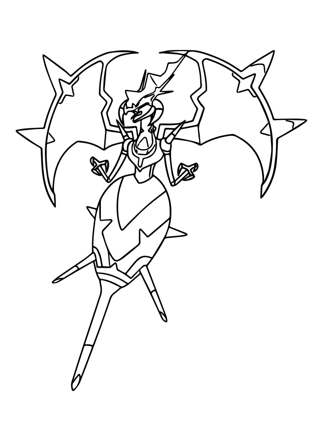 Naganadel Pictures Coloring Page