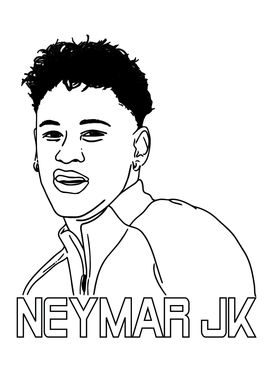 Neymar para imprimir desde Neymar
