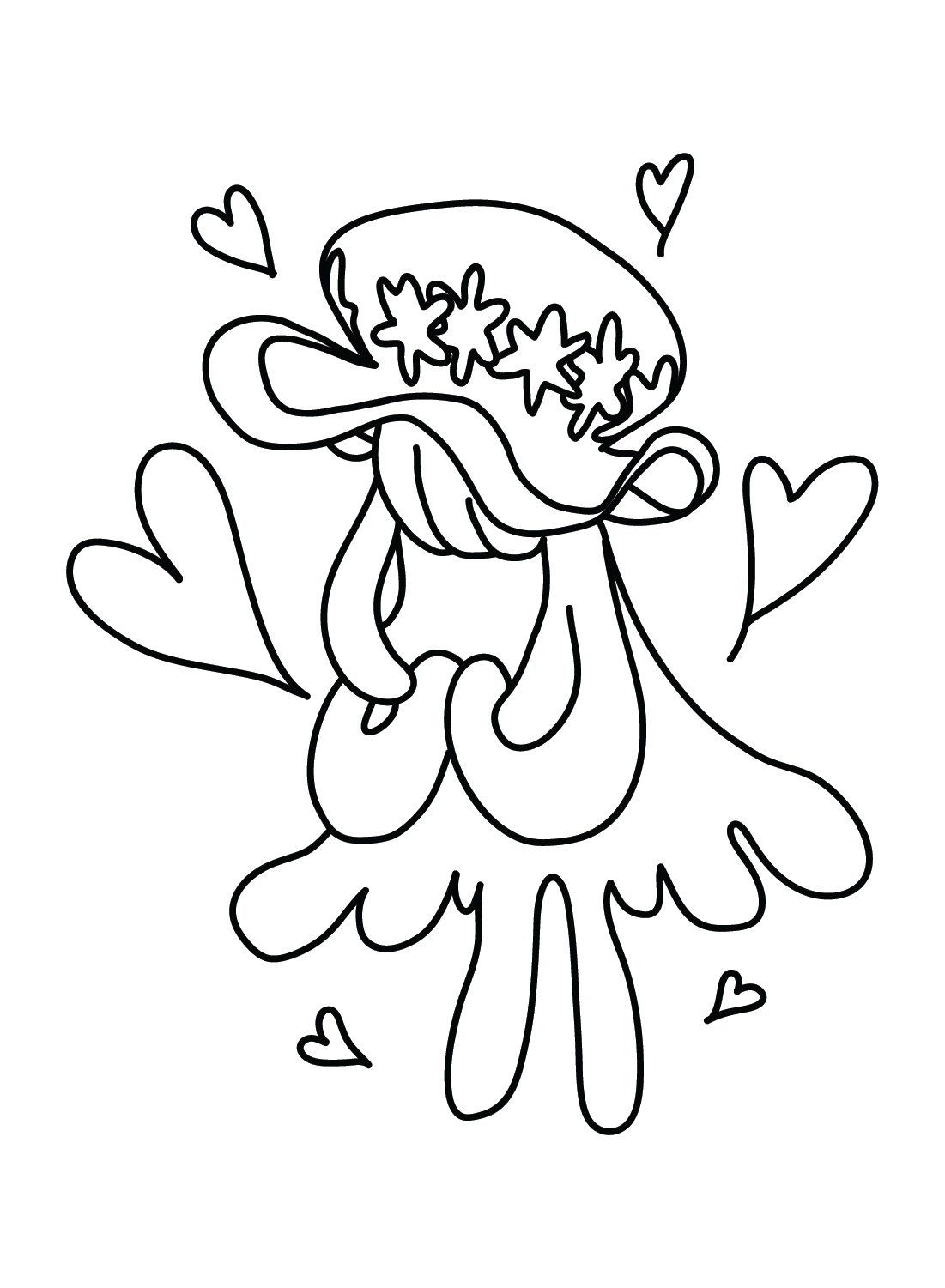 Nihilego Love Coloring Page