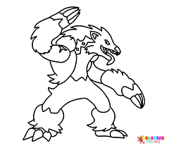 Obstagoon Coloring Pages