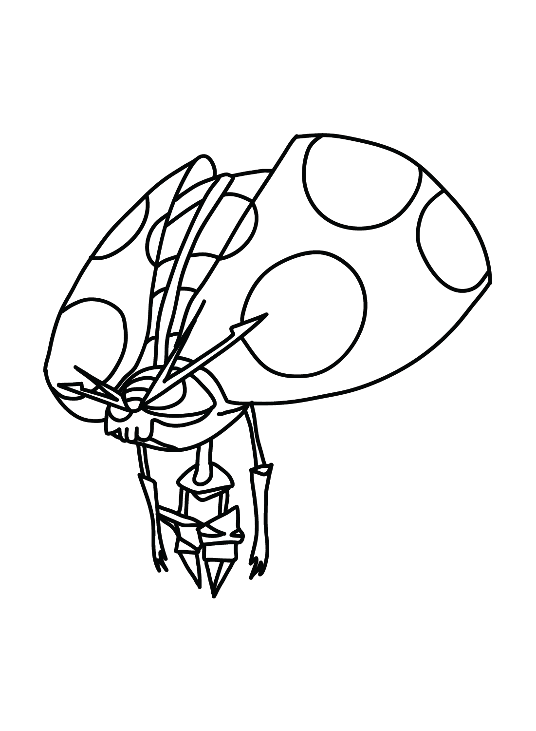 Orbeetle Pokemon Coloring Page Free Printable Coloring Pages