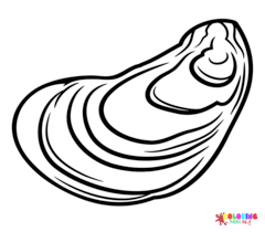 Oyster Coloring Pages
