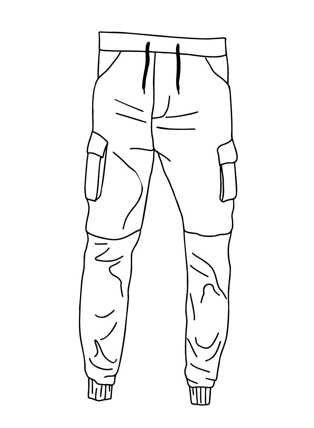 Pants Images Coloring Page