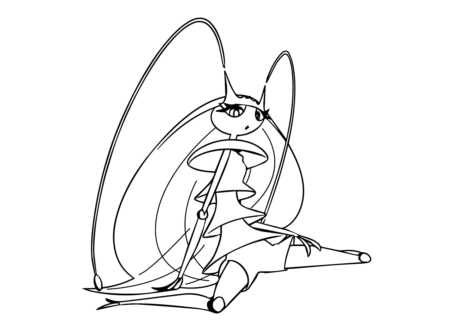 Pheromosa to Print Coloring Page