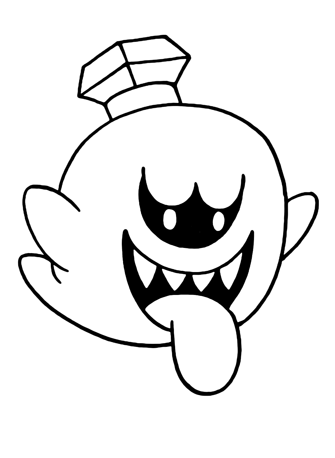 Pictures King Boo Coloring Page