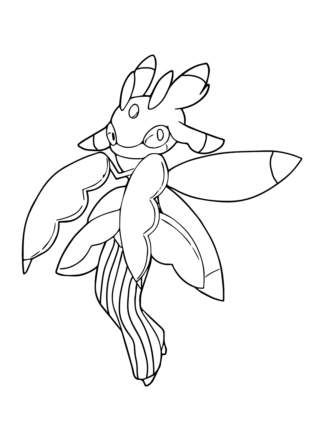 Pictures Lurantis Coloring Page