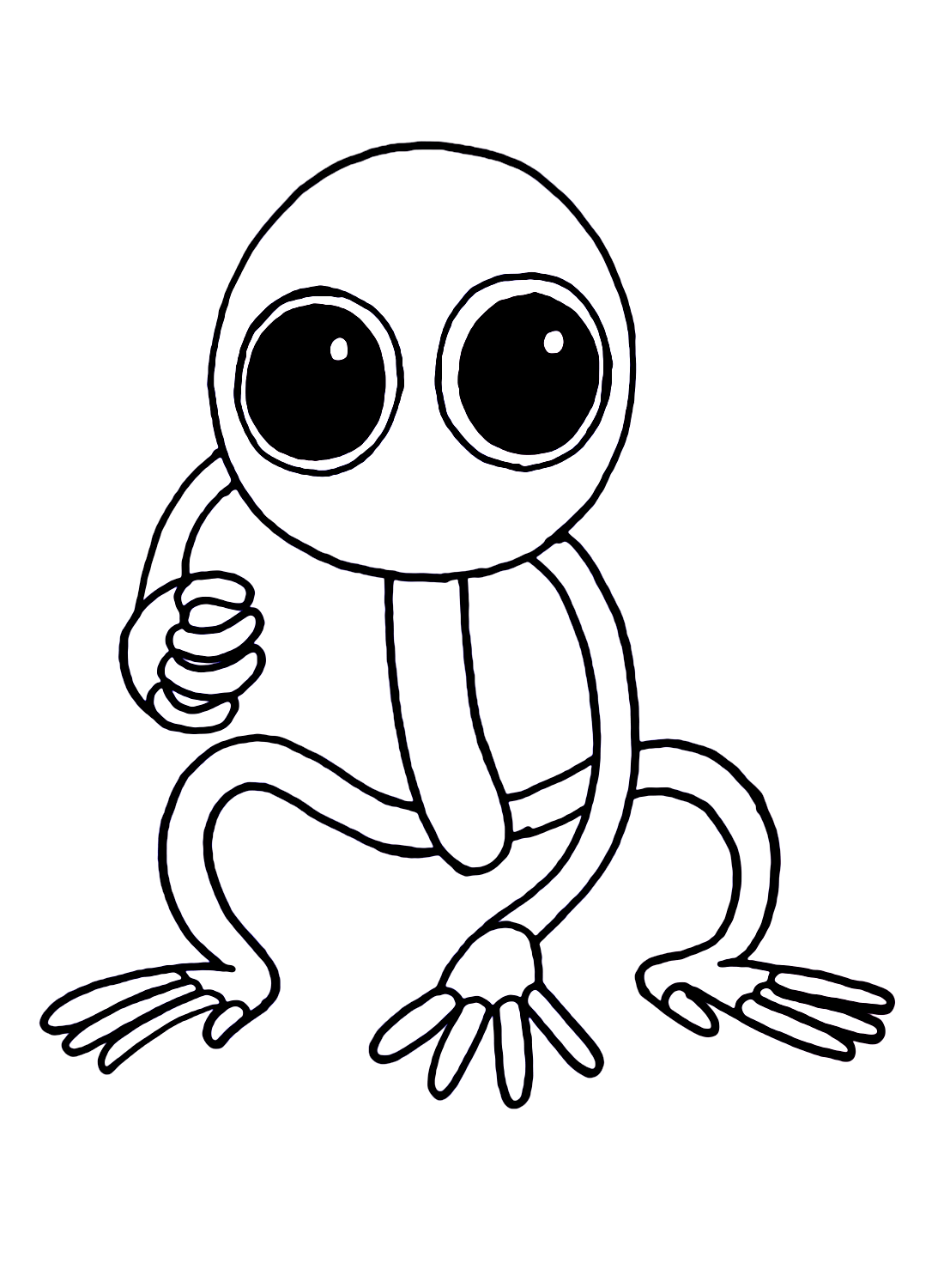 Pictures Purple Rainbow Friends Coloring Page