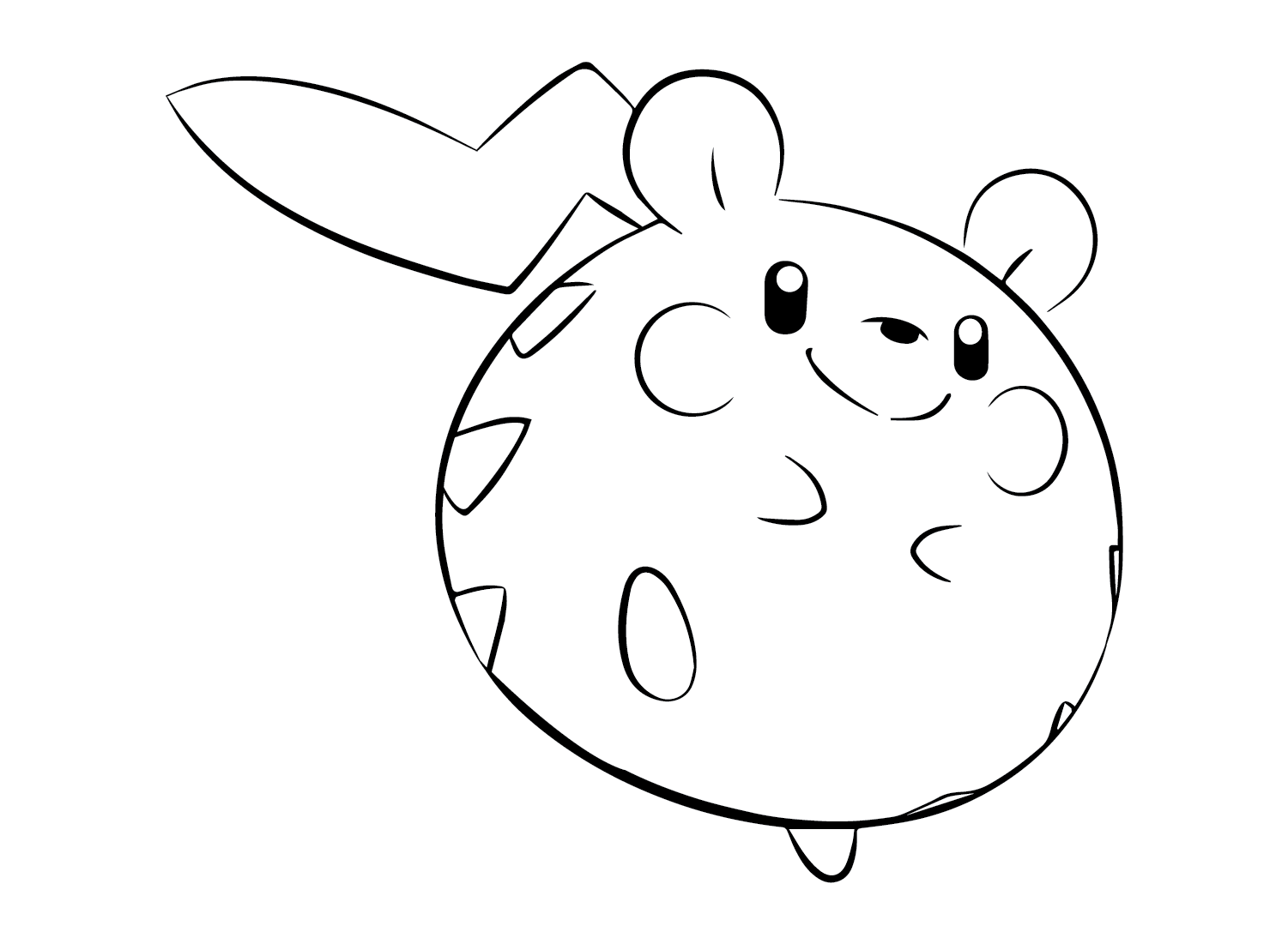 32 Togedemaru Coloring Pages - ColoringPagesOnly.com