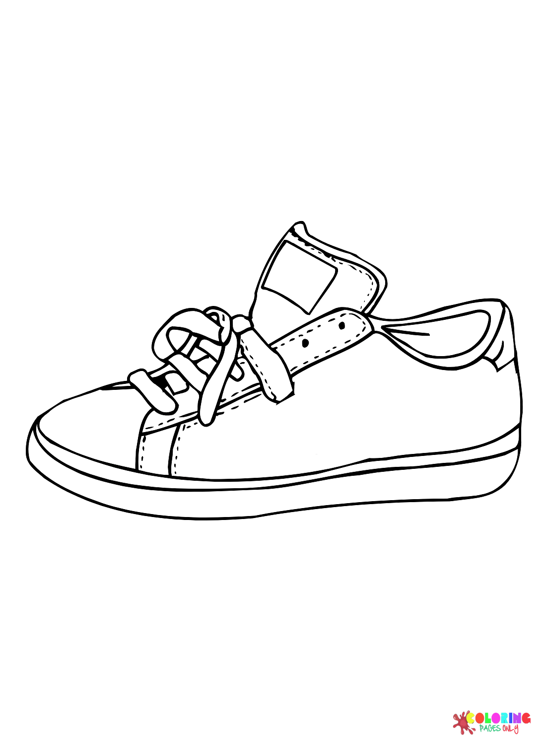 30 Free Printable Sneaker Coloring Pages