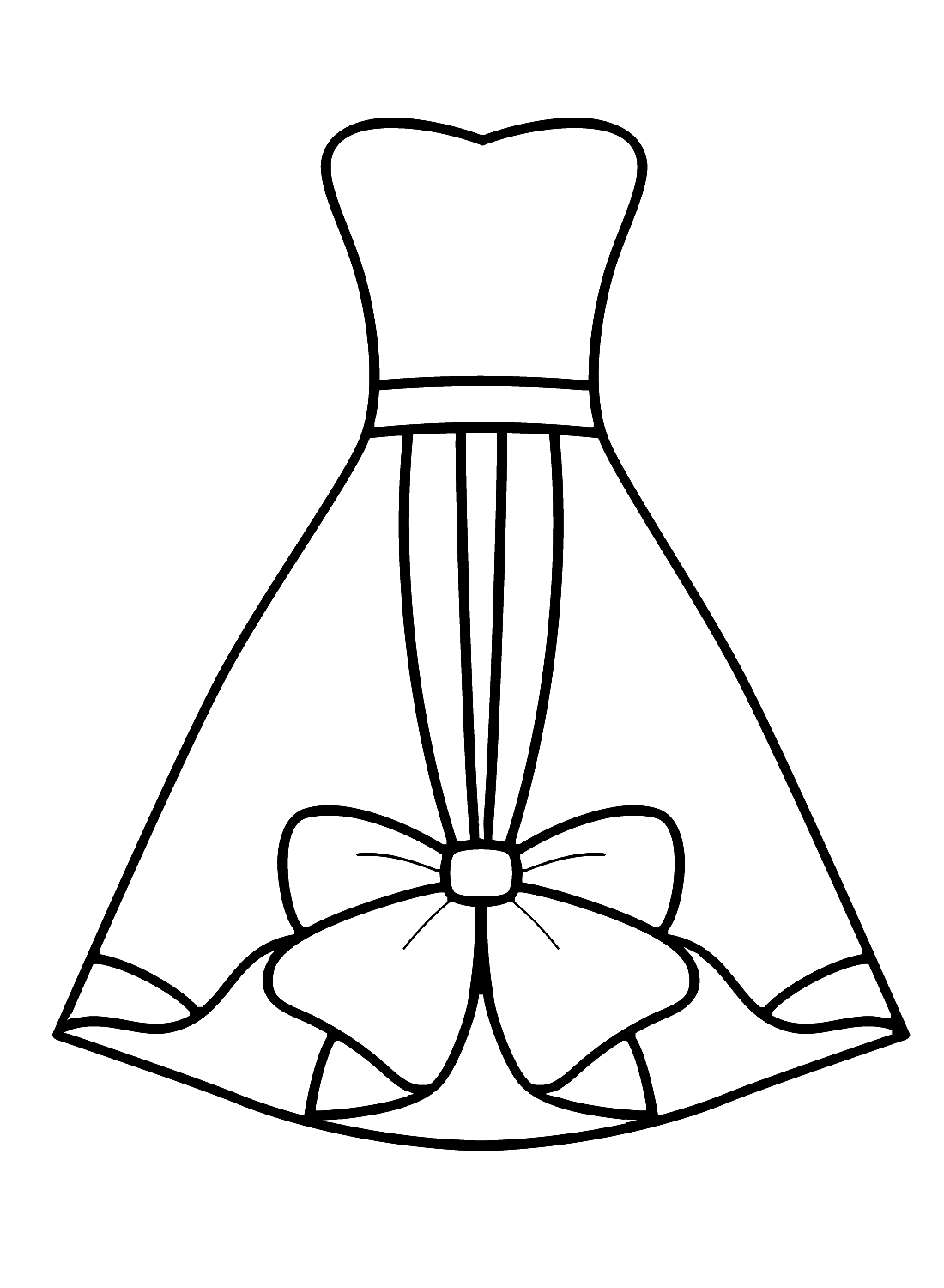 55 Free Printable Wedding Dress Coloring Pages