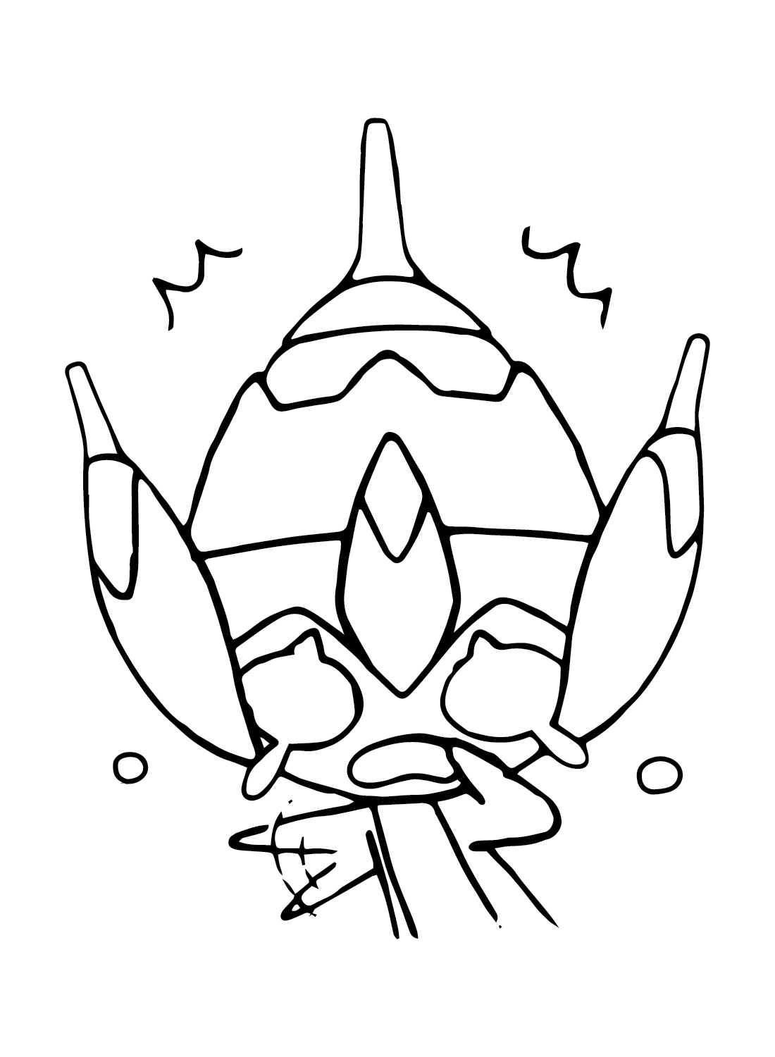 Poipole Cry Coloring Page