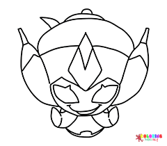 Poipole Coloring Pages