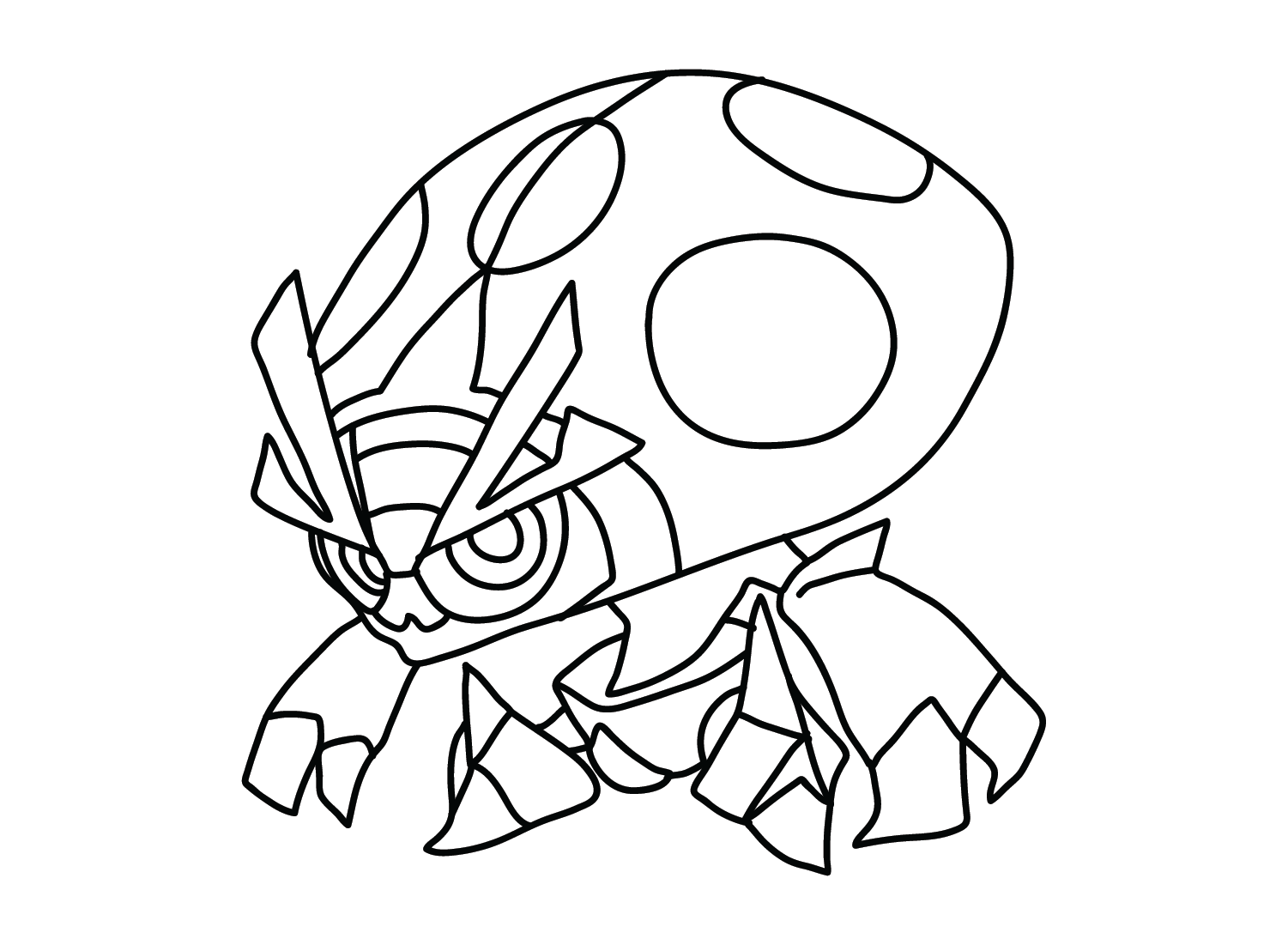 Pokemon Orbeetle Coloring Page