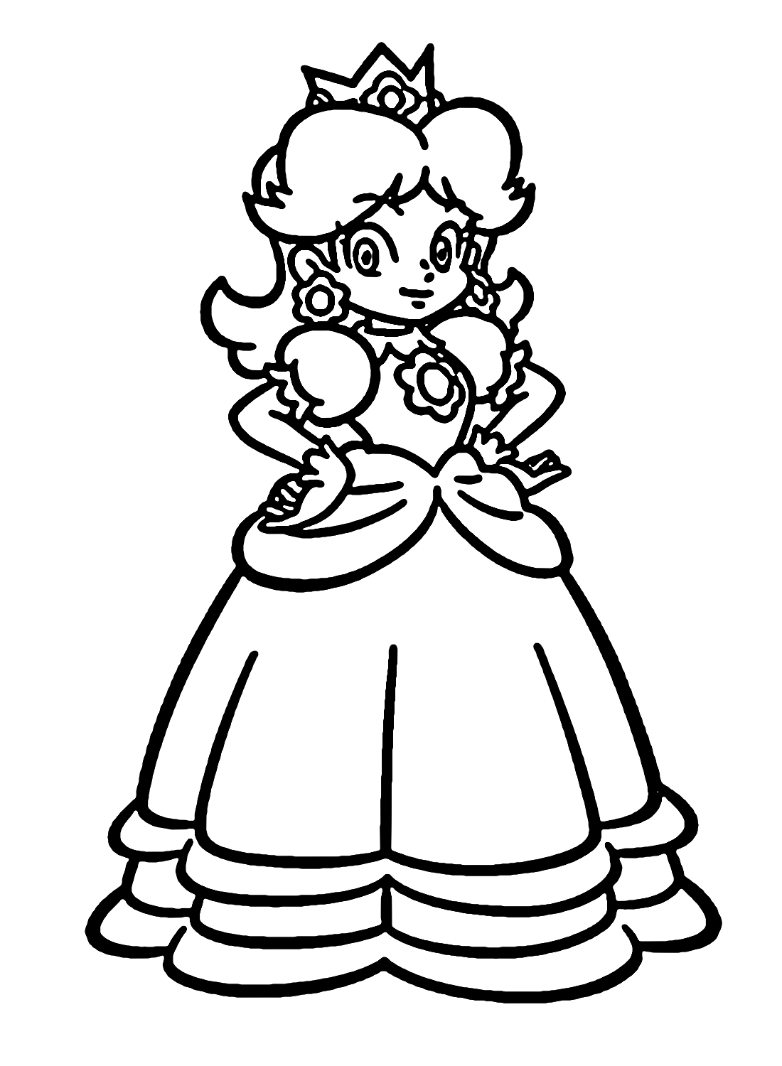 Prinses Daisy uit Super Mario van Prinses Daisy