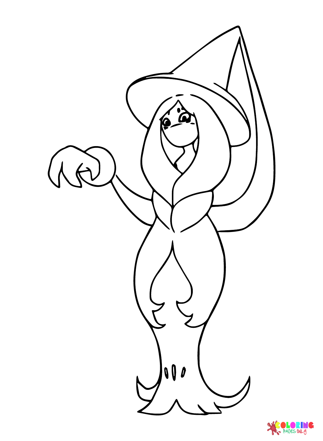 hatterene coloring page transparent png pokemon