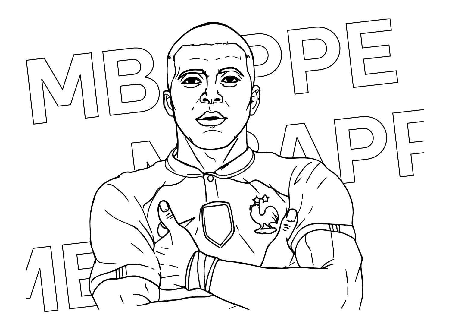 Print Kylian Mbappé from Kylian Mbappé