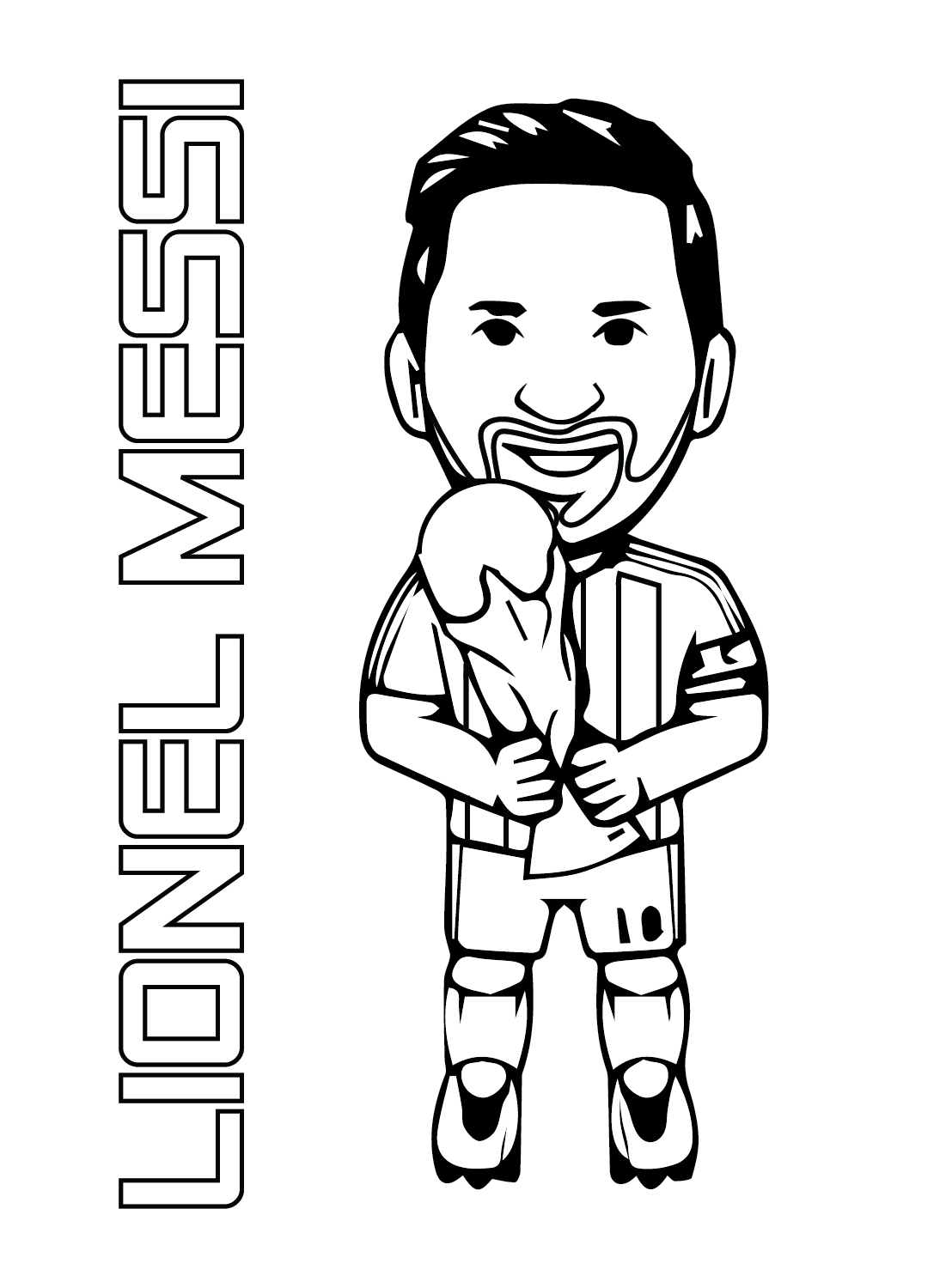 Drucken Sie Messi von Lionel Messi
