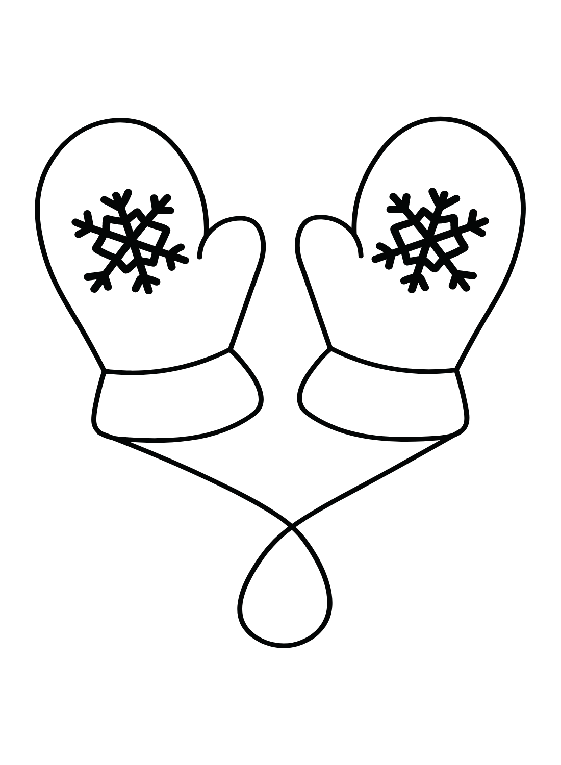 Stampa guanti invernali di Mittens