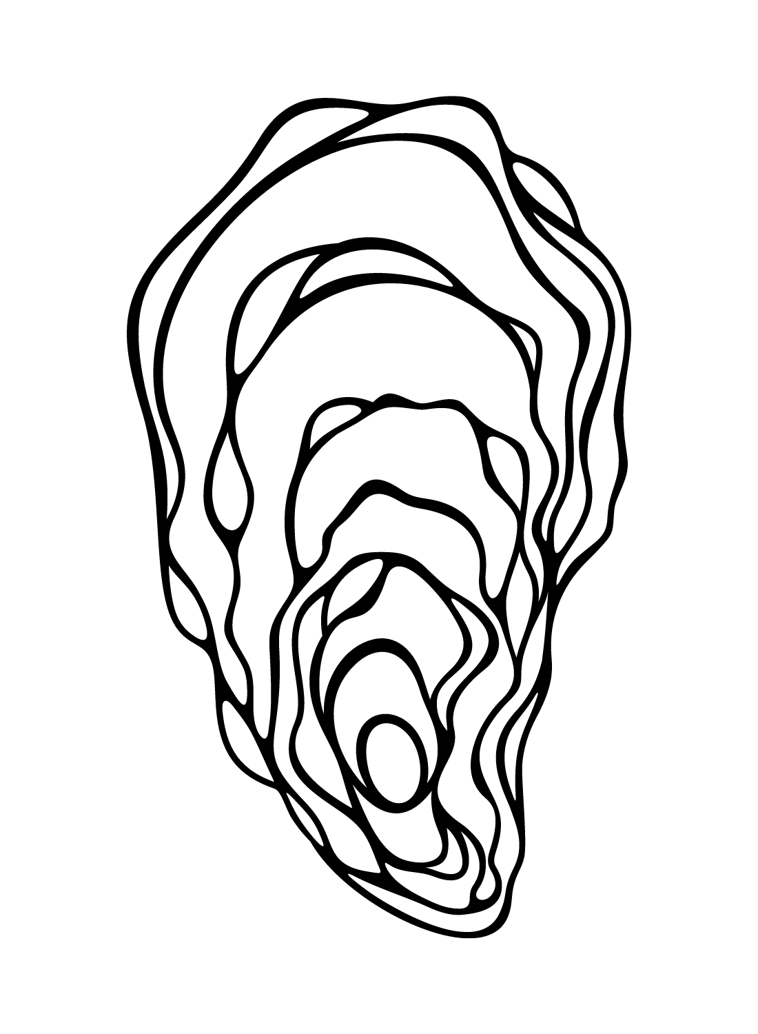 Print Oyster Coloring Pages