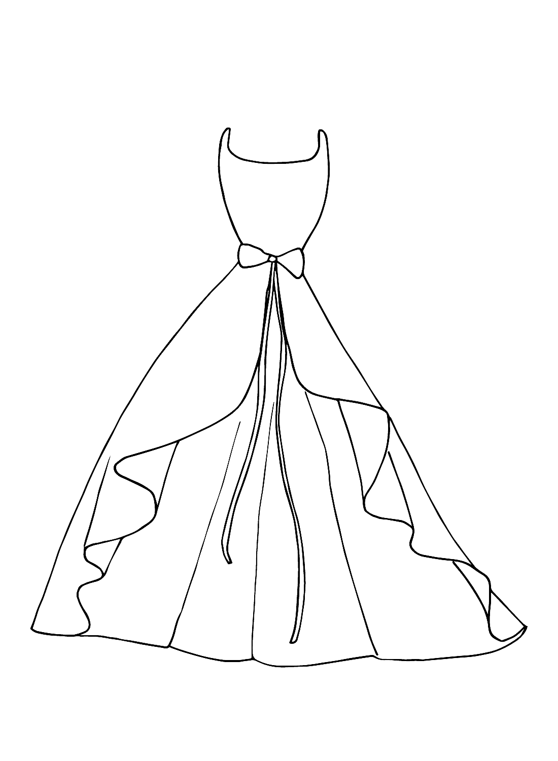 Bedrucktes Hochzeitskleid von Wedding Dress