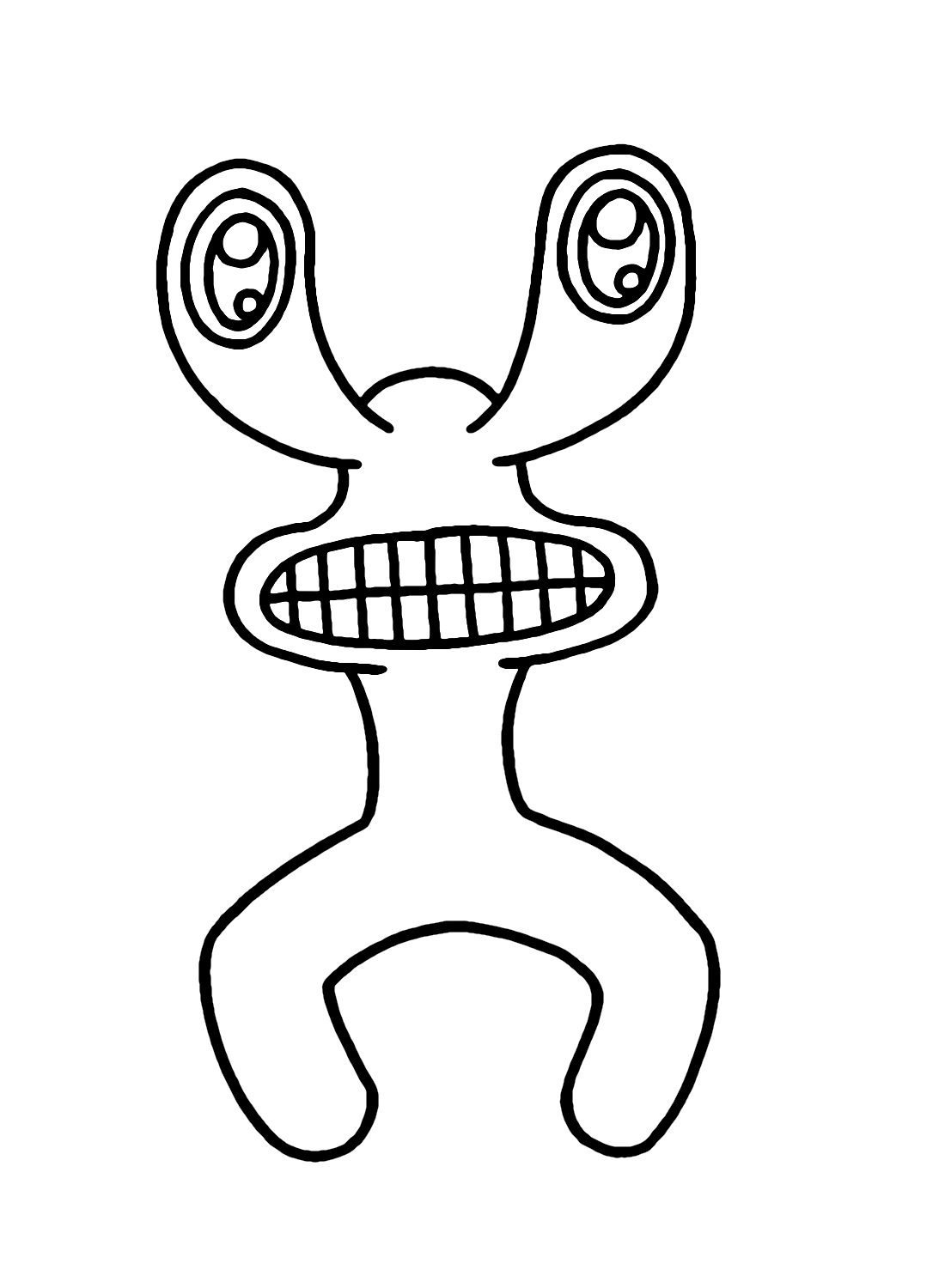 Free Pink Rainbow Friends Coloring Pages Pink Rainbow Friends 
