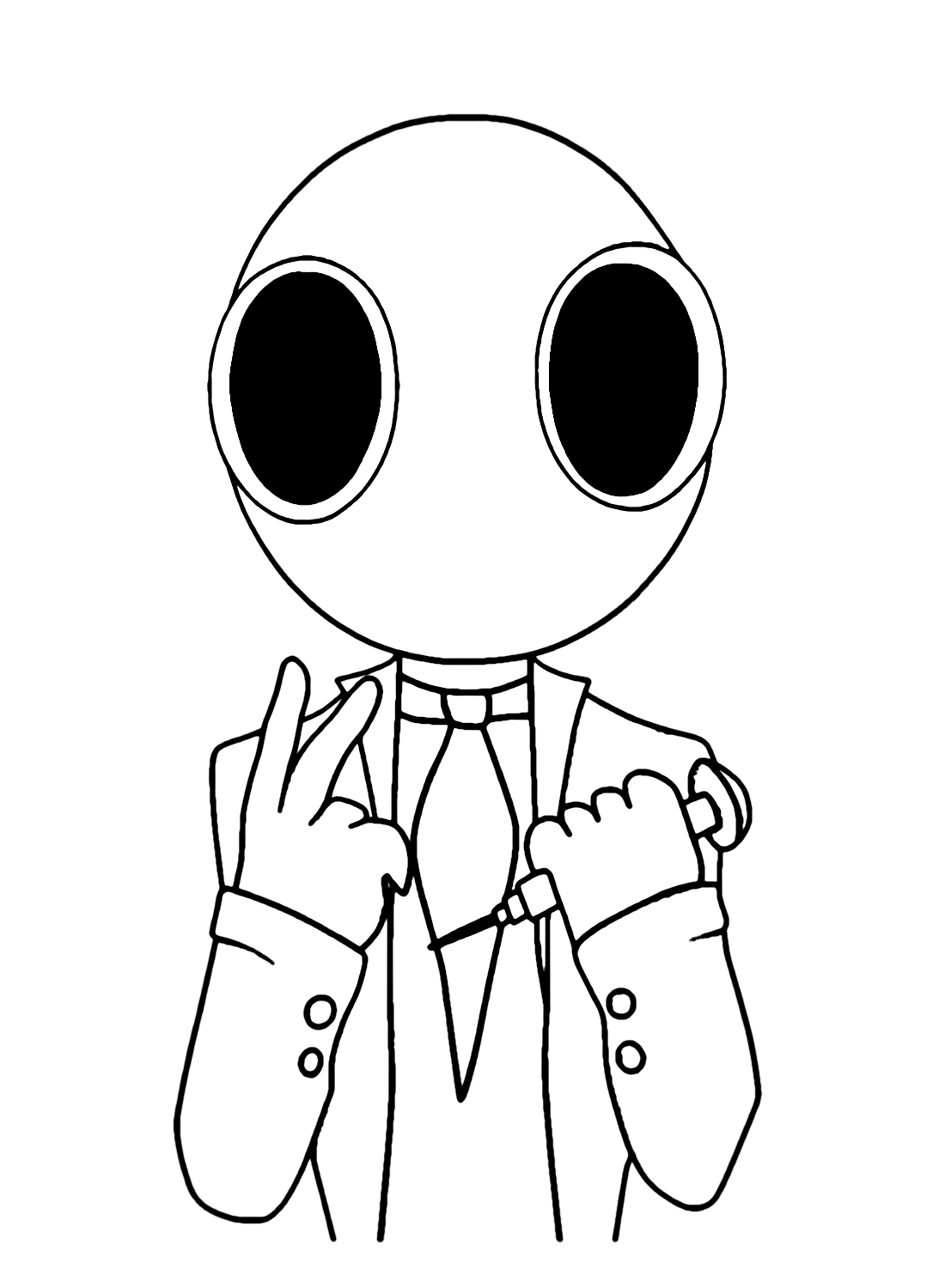 Red From Rainbow Friends Coloring Pages Red Rainbow Friends Coloring 
