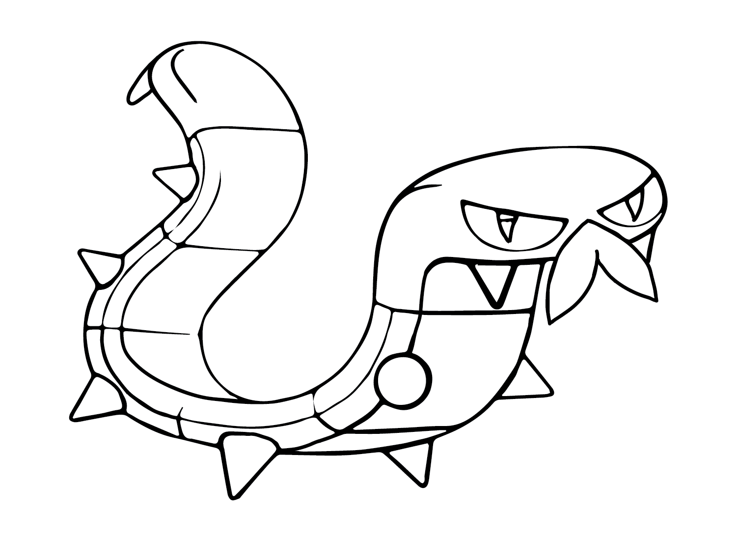 Printable Sizzlipede Coloring Page