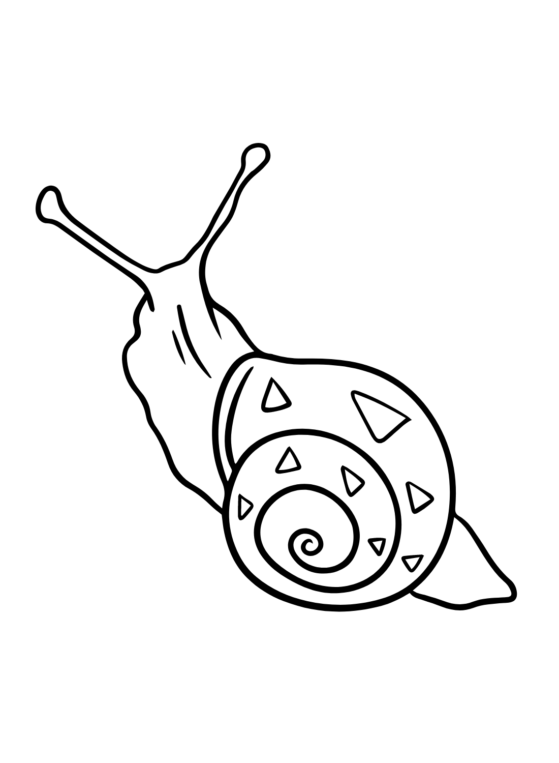 蜗牛的可打印蜗牛