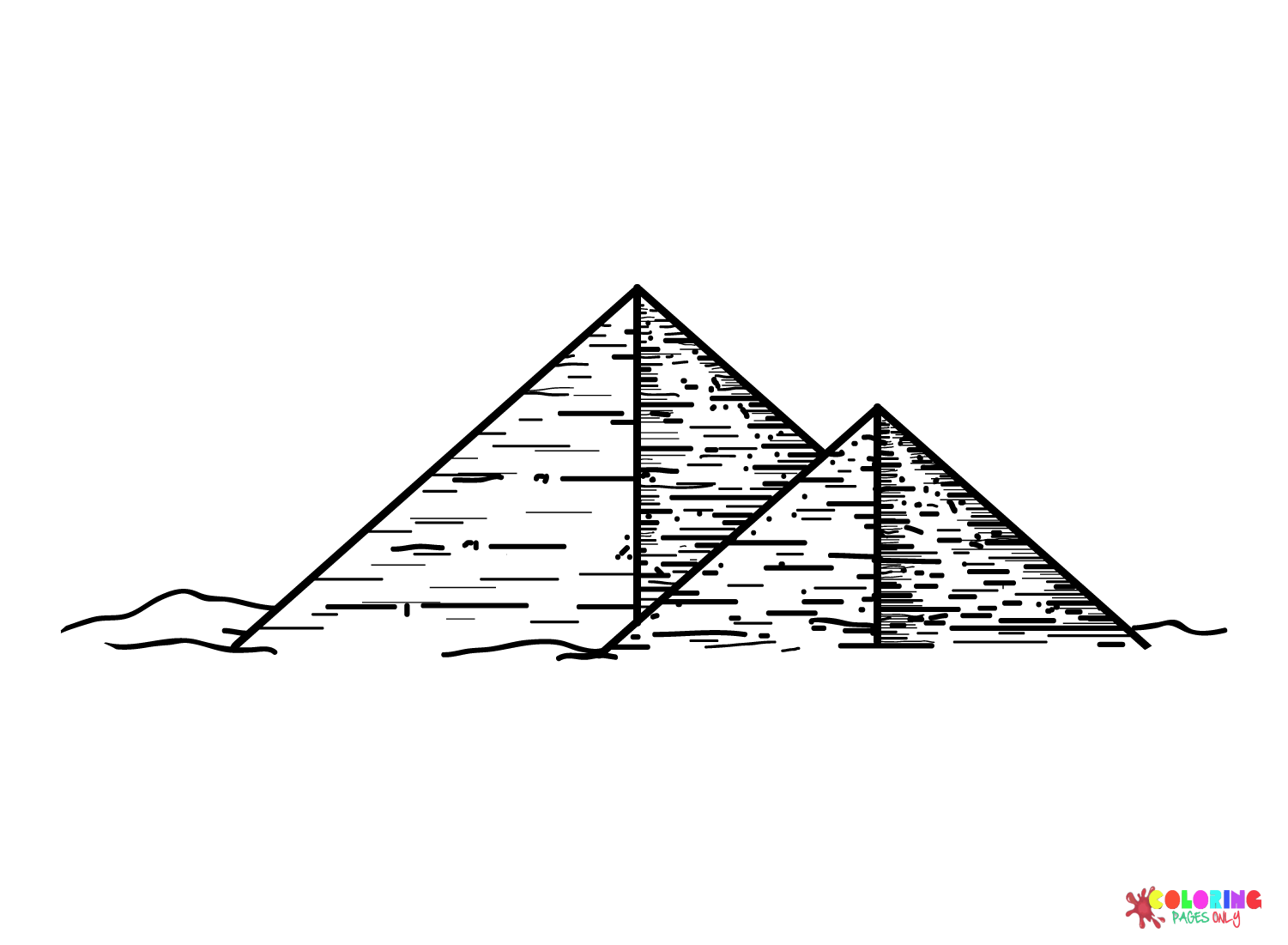 Pyramide aus dem alten Ägypten