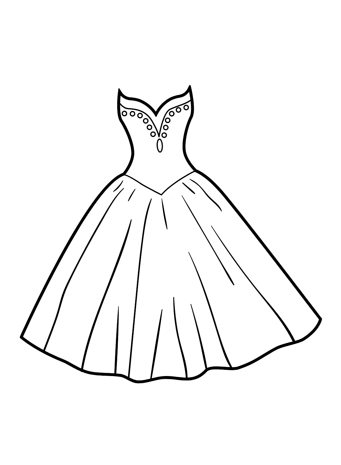 Red Wedding Dress Coloring Pages