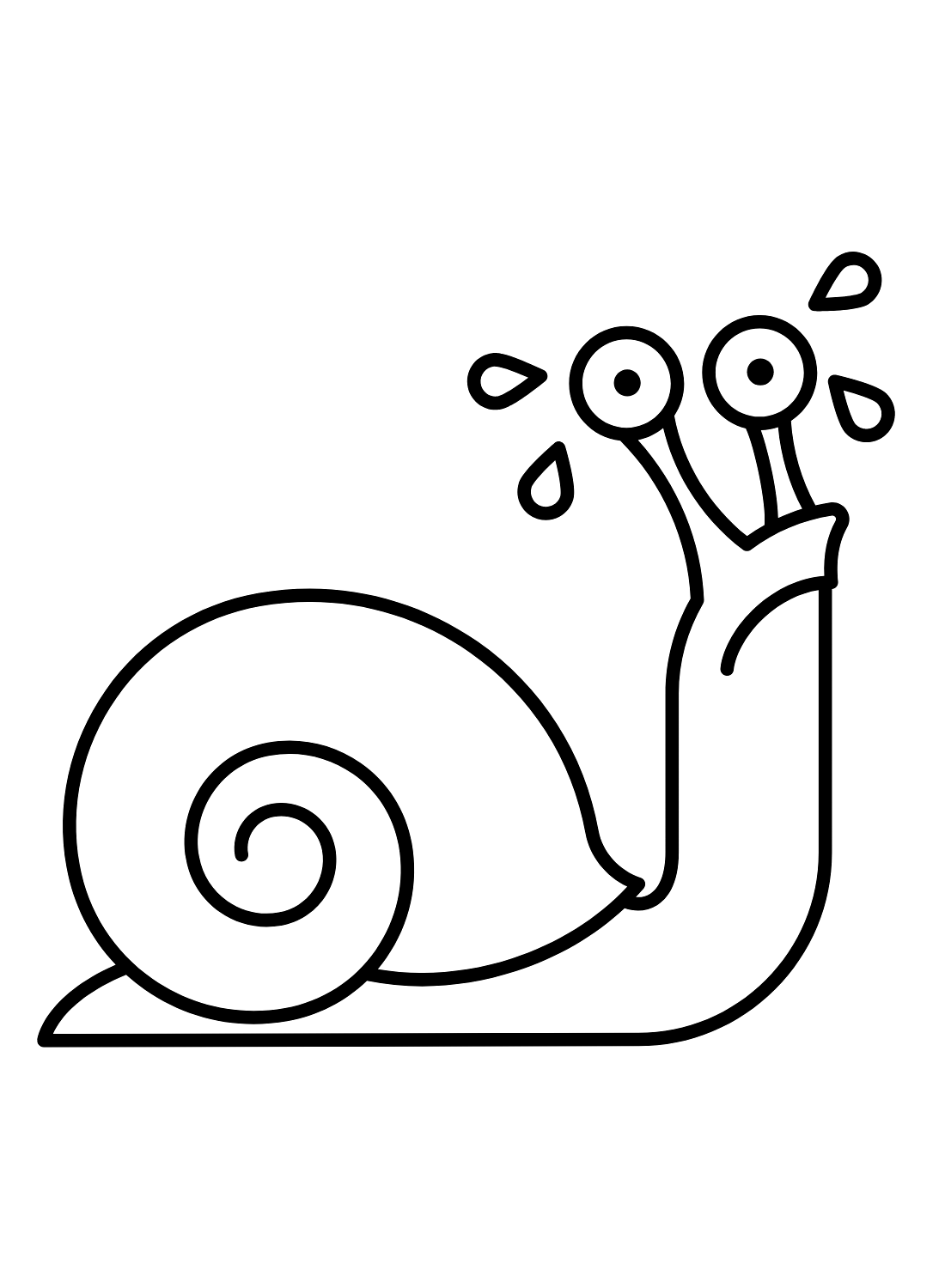 Traurige Schnecke von Snail