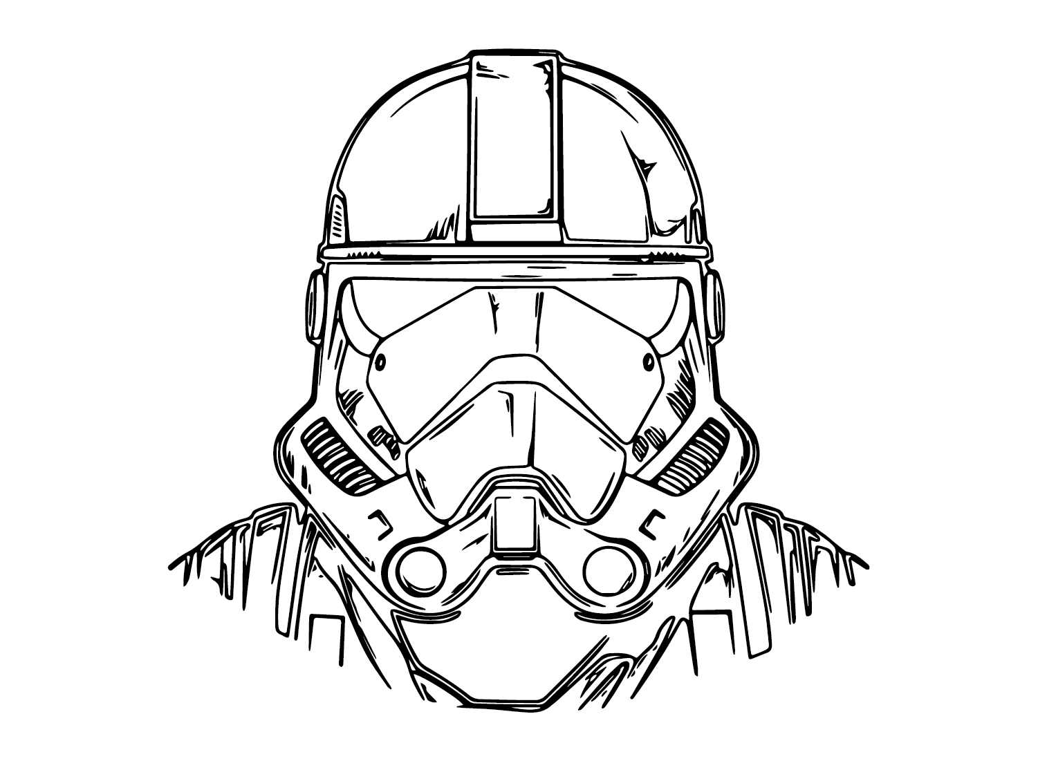 Shock Trooper 3 Coloring Page