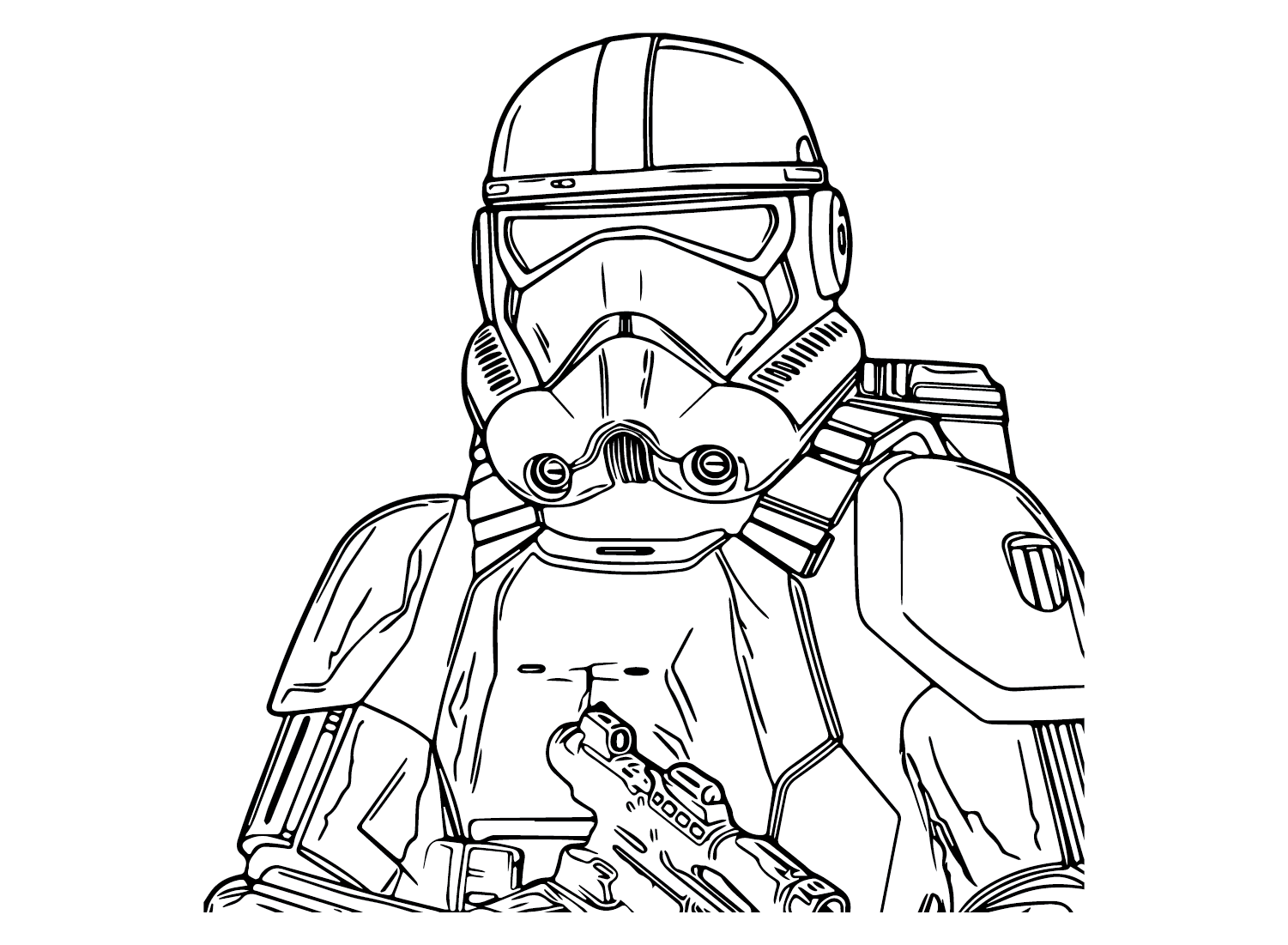 Shock Trooper 4 Coloring Page