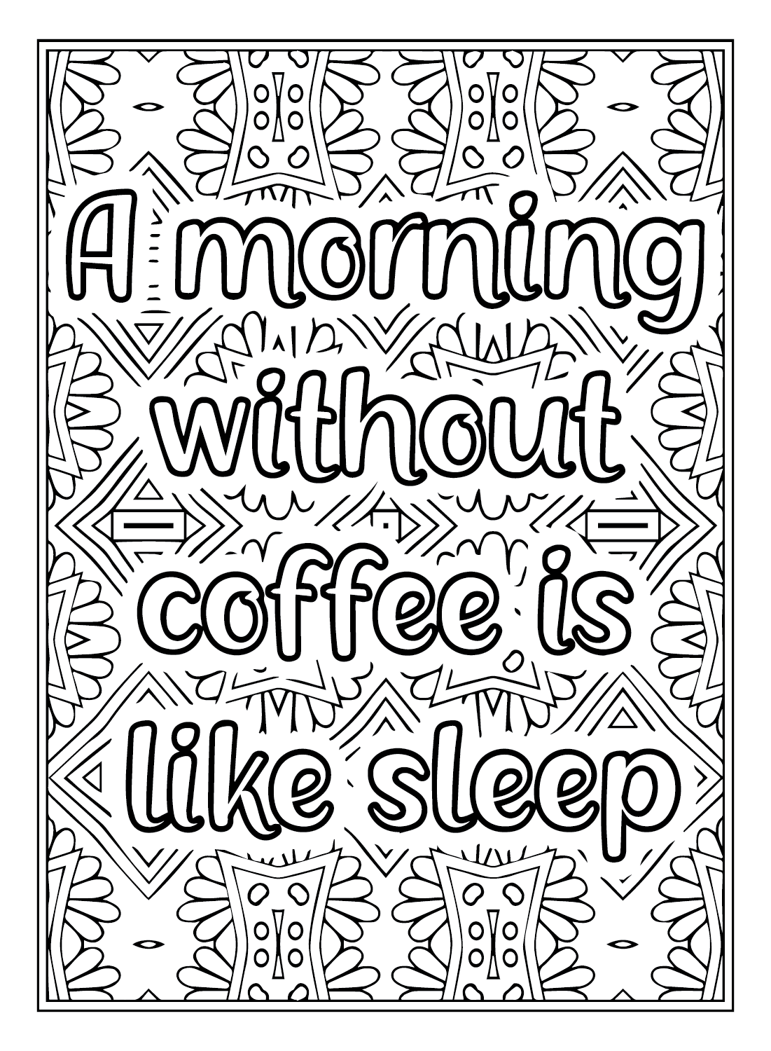 Short Inspirational Quotes Coloring Page