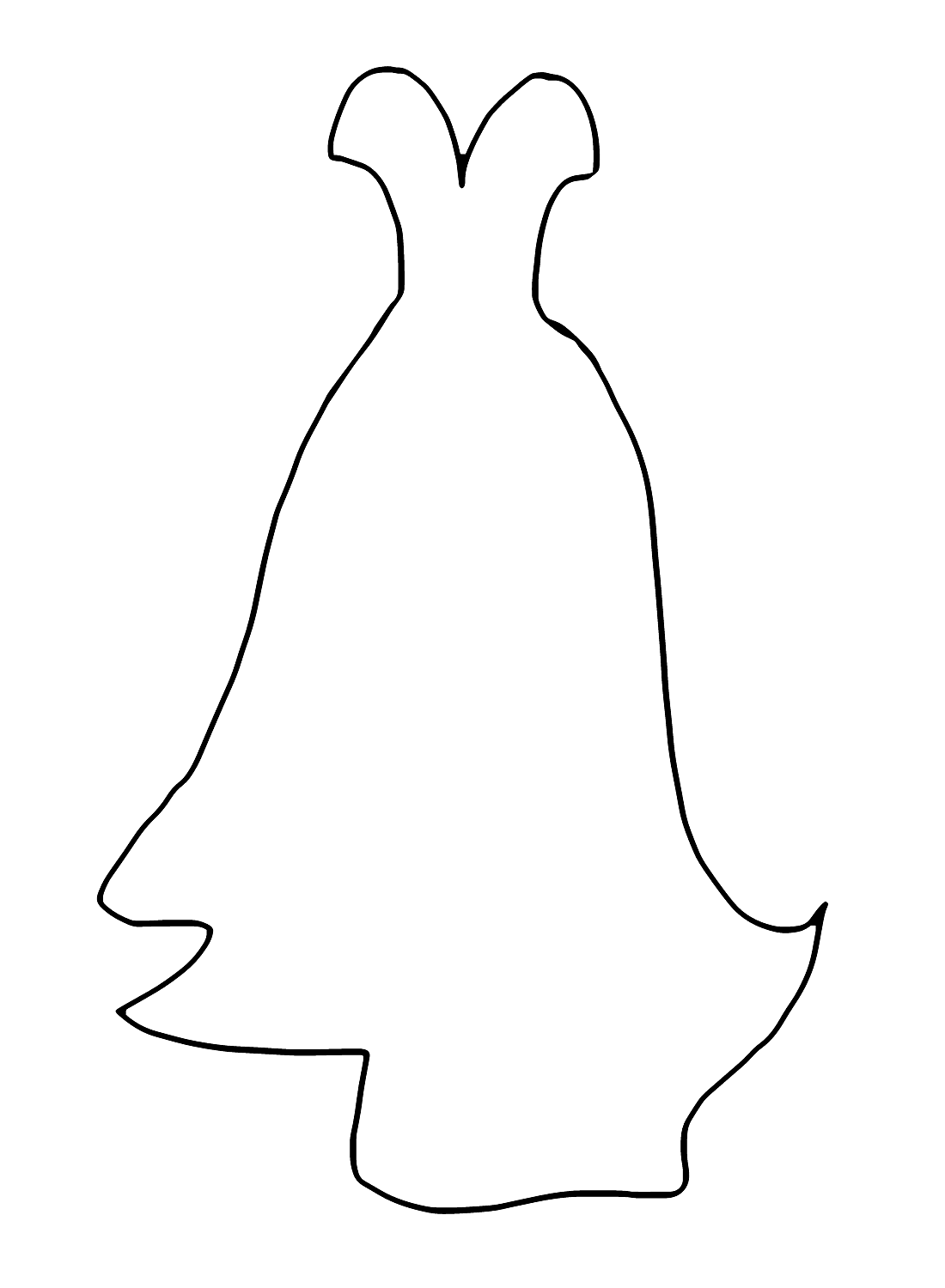 Lace Wedding Dress Coloring Page Free Printable Coloring Pages