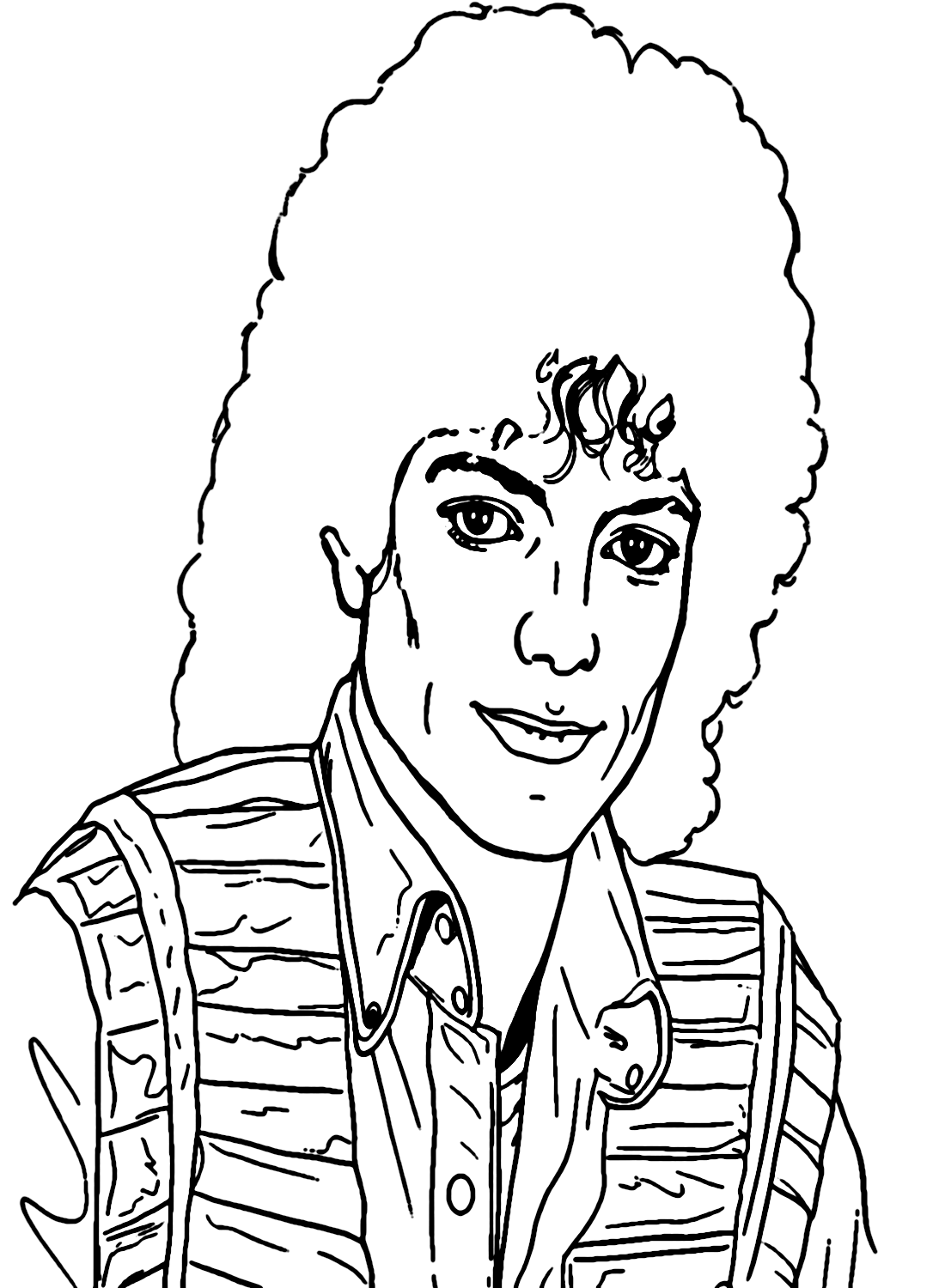 Free Michael Jackson Coloring Page - Free Printable Coloring Pages