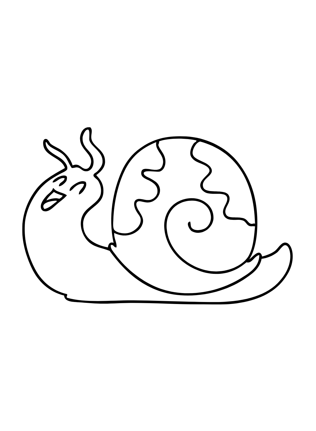 Desenho de caracol de Caracol