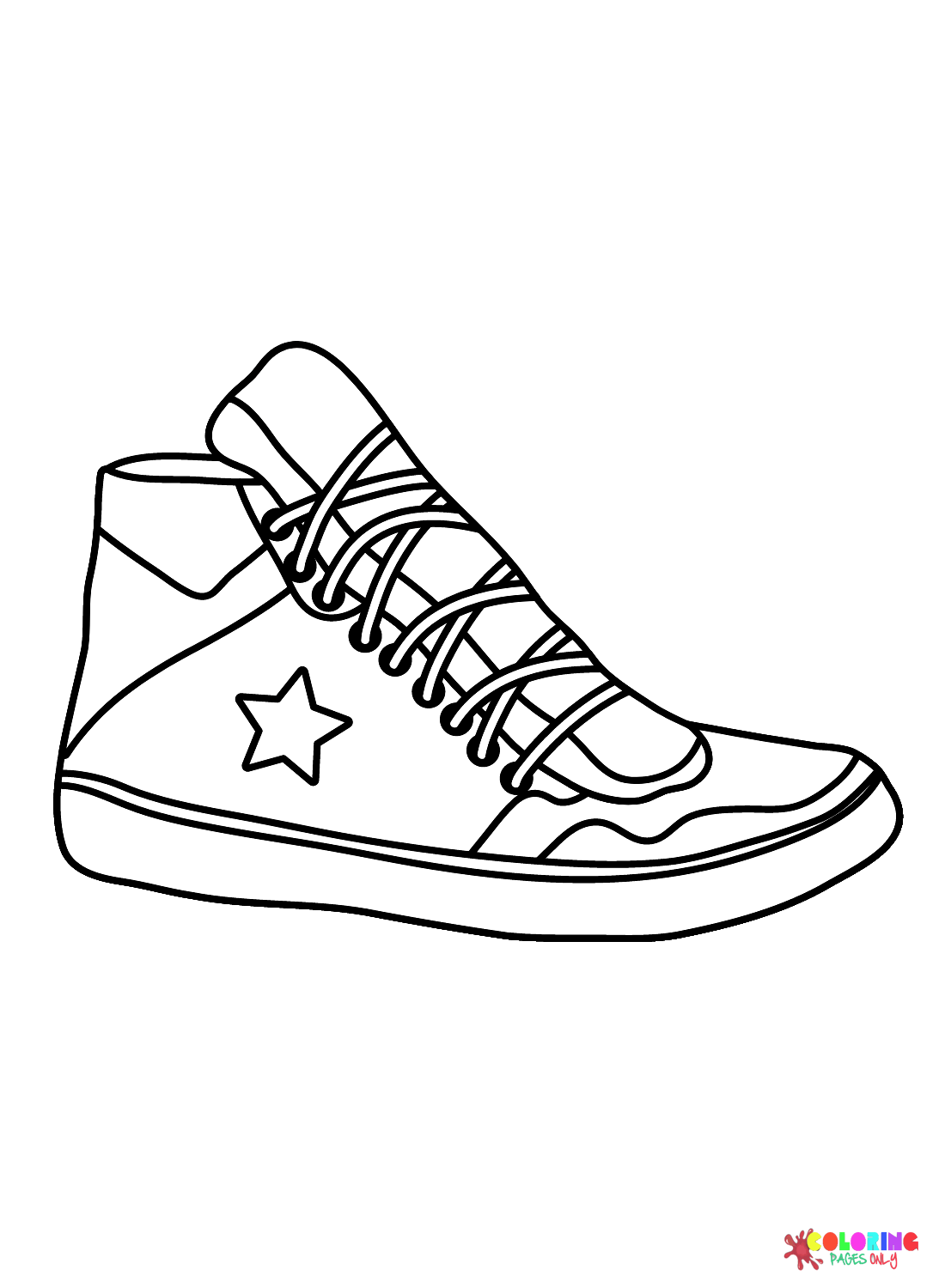 Sneaker con stella di Sneaker